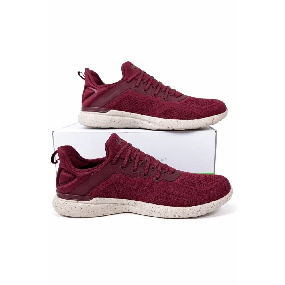 APL Techloom Tracer Mens Sz 10 Running Sneakers Burgundy Red Athletic NEW in Box